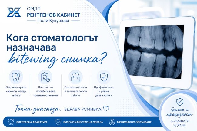 Кога стоматологът назначава bitewing снимка?