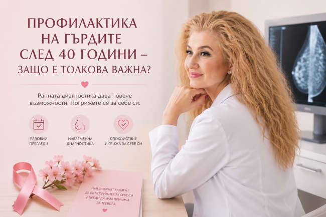 Профилактика на гърдите след 40 години – защо е толкова важна?